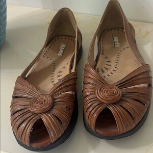 EARTH SZ9 LEATHER Brown Women's Shoes